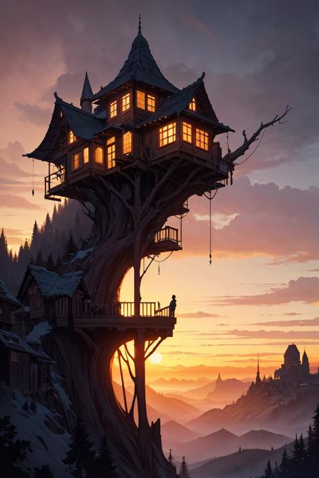 380728-3675712564-valley, fairytale treehouse village covered, , matte painting, highly detailed, dynamic lighting, cinematic, realism, realistic,.png